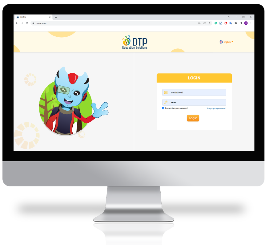 Truy cập vào lớp học đăng ký và bắt đầu học online